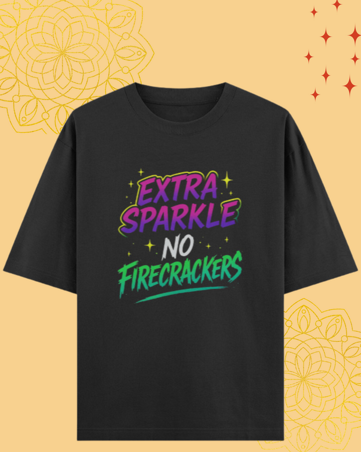 Eco-Friendly Diwali Oversized T-Shirt