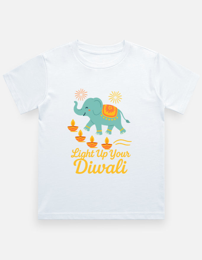 Diwali Family Combo T-Shirts | Parents & Kids Outfit