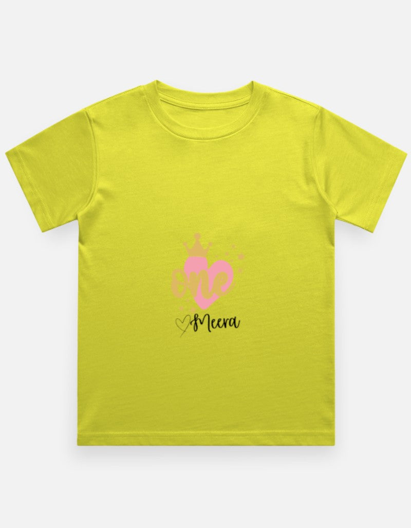 Baby's 1st Birthday T-Shirt - Personalized First Birthday Tee – Custom from Glamlittles