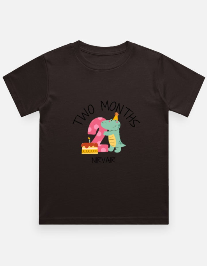 Baby 2 Month Milestone T-Shirt - Personalized Birthday Tee – Custom from Glamlittles