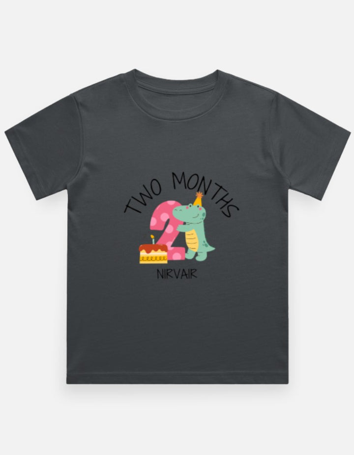 Baby 2 Month Milestone T-Shirt - Personalized Birthday Tee – Custom from Glamlittles