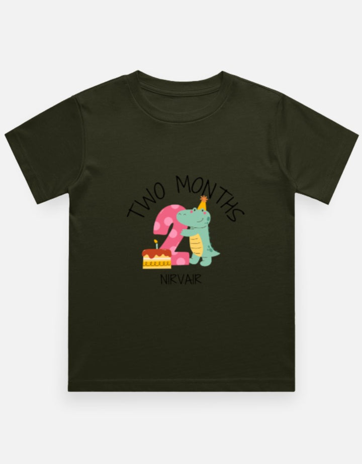 Baby 2 Month Milestone T-Shirt - Personalized Birthday Tee – Custom from Glamlittles