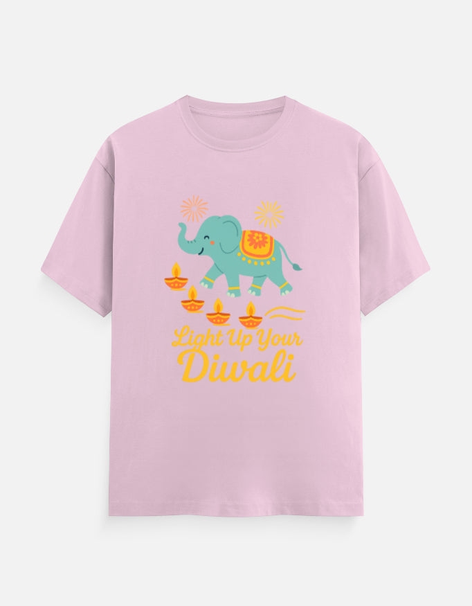 Diwali Family Combo T-Shirts | Parents & Kids Outfit