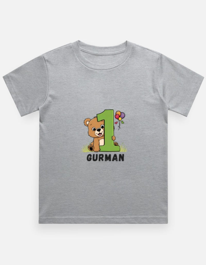 One Month Milestone Cute Teddy T-Shirt – Custom from Glamlittles