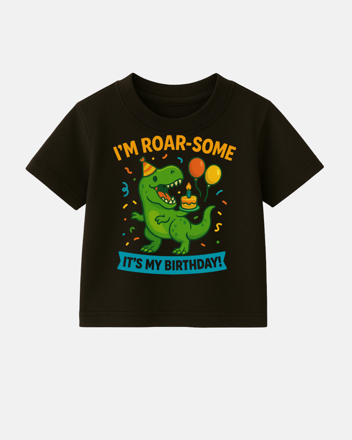 Roar-Some Kids Birthday T-Shirt – Birthday Tee Included