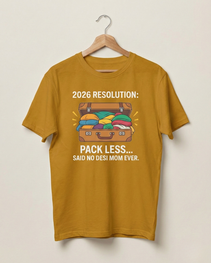 2026 Desi Mom Resolution Tee | Funny Family Travel Shirt