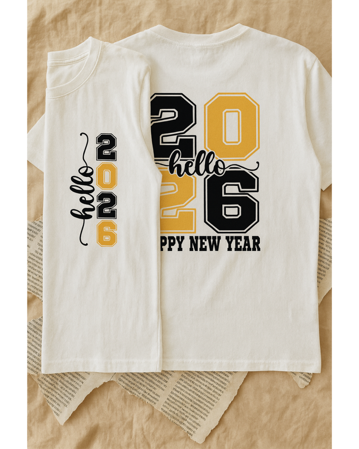 Hello 2026 Happy New Year T-Shirt