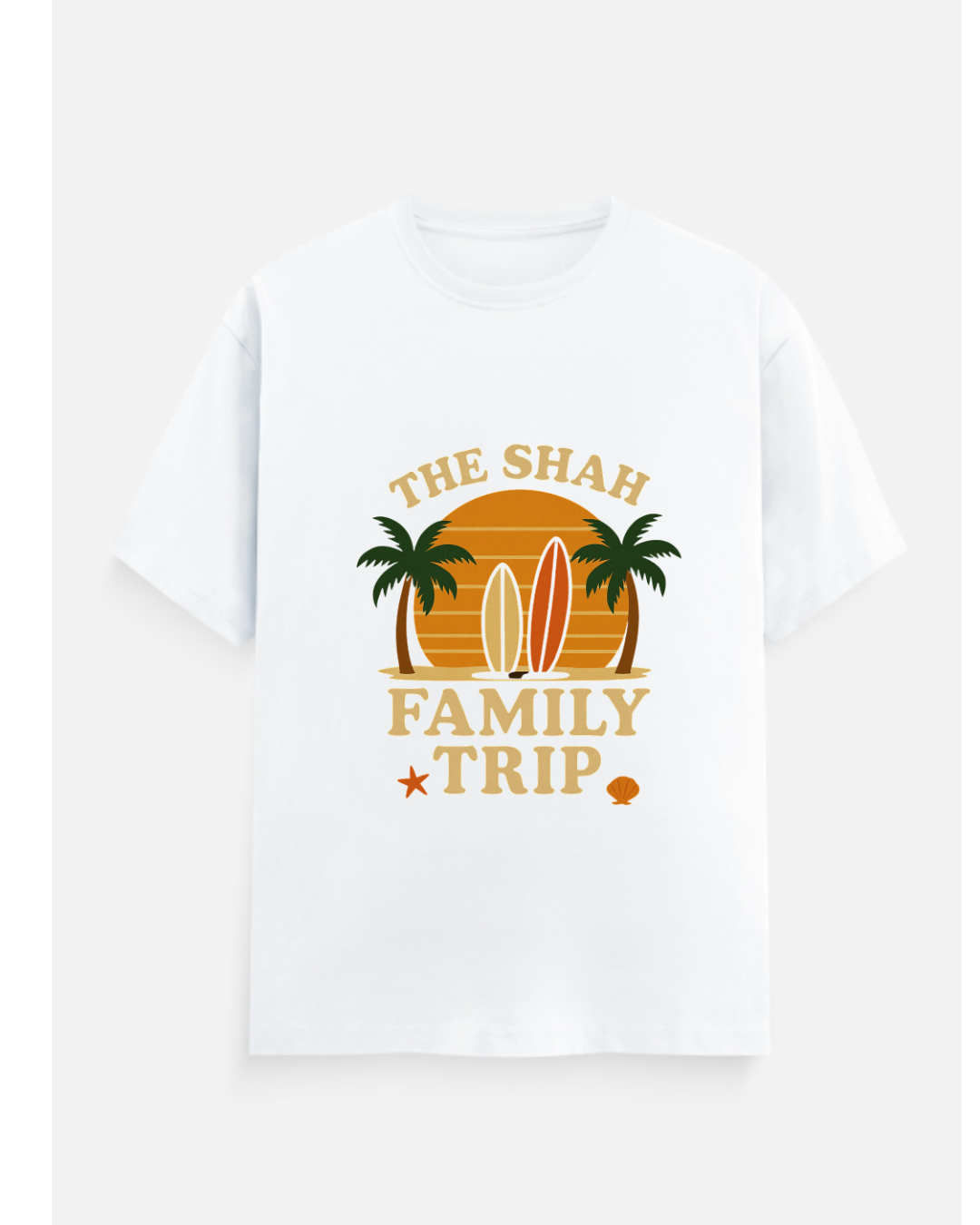Custom Beach Family Trip T-Shirts – Matching Vacation Tees