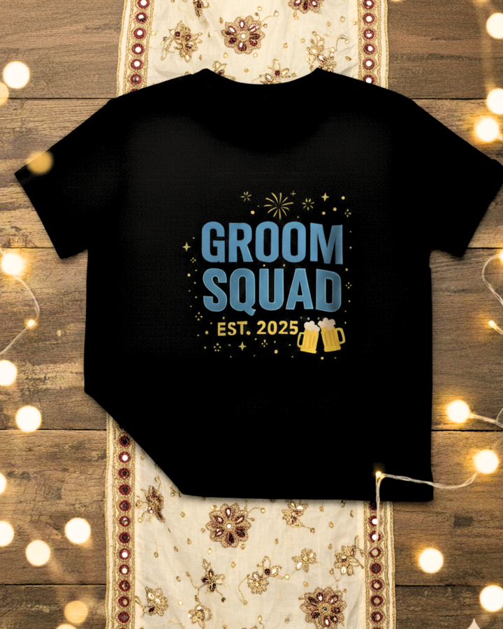 Groom Squad T-Shirt | Wedding Baraati Tee