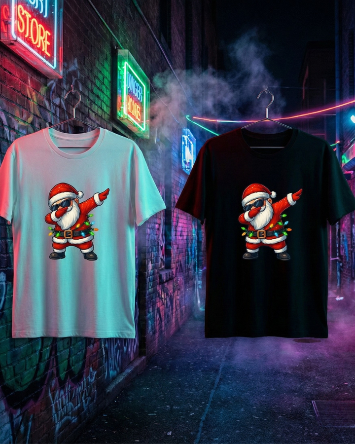 Dabbing Santa Christmas for Adults – Fun Holiday Graphic Tee