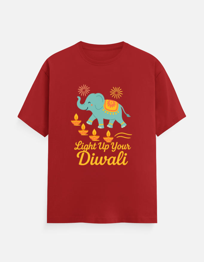 Diwali Family Combo T-Shirts | Parents & Kids Outfit