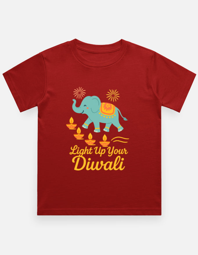 Diwali Family Combo T-Shirts | Parents & Kids Outfit