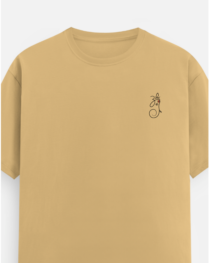 Ganpati Bappa Morya Tee- Customizable Back Quote